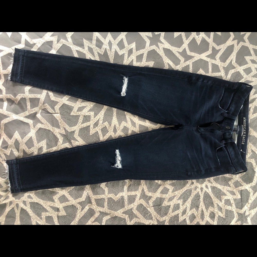 American Eagle Super Stretch X4 hi rise begging